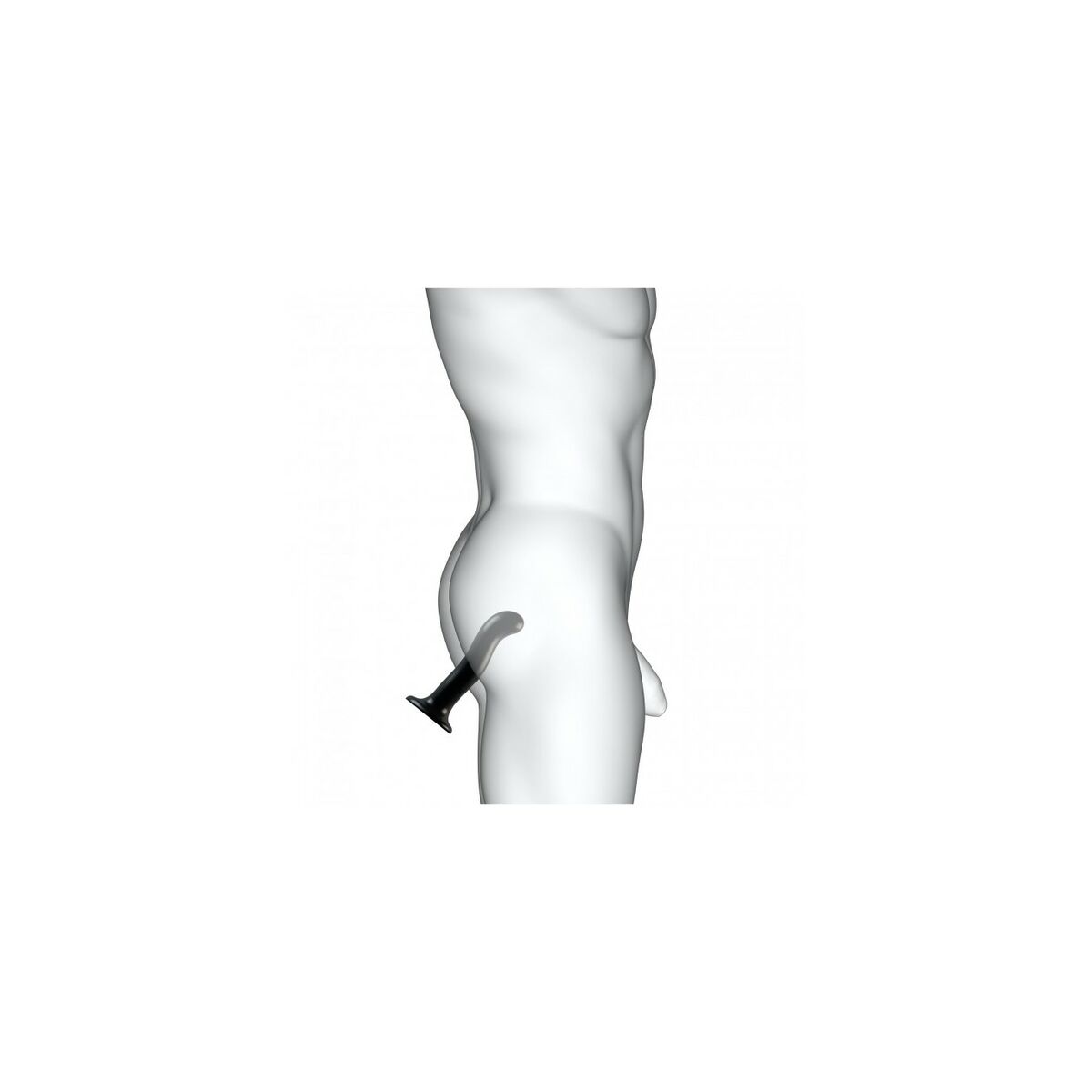 Dildo Strap-on-me POINT STIMULATOR Svart XL